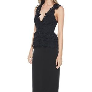 Bardot Valencia Peplum Lace Cocktail Dress NEW